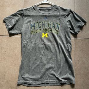 University of Michigan Adidas Cross Country T-shirt - S